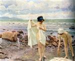 Paul Gustave Fischer  - Bilder Gemälde - The Bathers