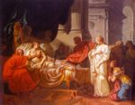 Jacques Louis David - Bilder Gemälde - Antiochus und Stratonice