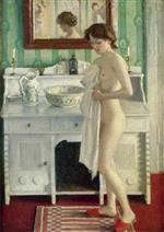 Paul Gustave Fischer  - Bilder Gemälde - The morning toilet