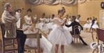 Paul Gustave Fischer  - Bilder Gemälde - The Royal Theatre Ballet School, Copenhagen