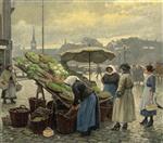 Bild:The Vegetable Market at Hojbrp Plads, Copenhagen