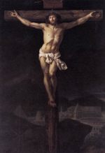 Jacques Louis David - Bilder Gemälde - Christus am Kreuz