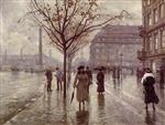 Paul Gustave Fischer  - Bilder Gemälde - Vesterbrogade