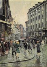 Paul Gustave Fischer  - Bilder Gemälde - Vimmelskaftet Copenhagen