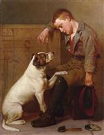 John George Brown - Bilder Gemälde - Best Friends