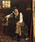 John George Brown  - Bilder Gemälde - Living in the Past