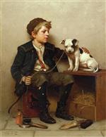 John George Brown  - Bilder Gemälde - My Best Friend