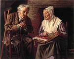 John George Brown  - Bilder Gemälde - Old Memories