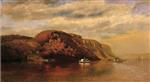 John George Brown  - Bilder Gemälde - On the Hudson