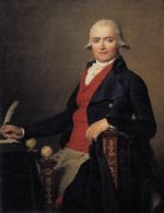 jacques louis david - Bilder Gemälde - Portrait von Gaspar Mayer