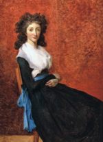 jacques louis david - Bilder Gemälde - Portrait von Louise Trudaine