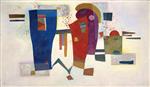 Wassily Kandinsky - Bilder Gemälde - Accompanied Contrast