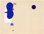 Wassily Kandinsky - Bilder Gemälde - Alone 