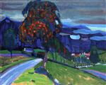 Wassily Kandinsky - Bilder Gemälde - Autumn near Murnau
