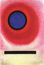 Wassily Kandinsky - Bilder Gemälde - Blue Circle II