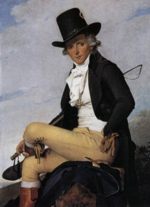 jacques louis david - Bilder Gemälde - Portrait von Pierre Seriziat