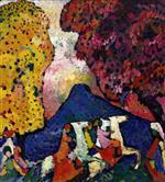 Wassily Kandinsky - Bilder Gemälde - Blue Mountain