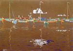 Wassily Kandinsky - Bilder Gemälde - Boats