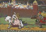 Wassily Kandinsky  - Bilder Gemälde - Crusaders
