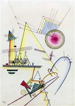 Wassily Kandinsky  - Bilder Gemälde - Delicate Soul