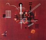 Wassily Kandinsky  - Bilder Gemälde - Dull Red