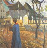 Wassily Kandinsky  - Bilder Gemälde - Gabrièle Münter Painting