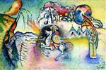 Wassily Kandinsky  - Bilder Gemälde - Horseman, St. George