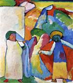 Wassily Kandinsky  - Bilder Gemälde - Improvisation 6 (African)