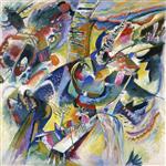 Wassily Kandinsky  - Bilder Gemälde - Improvisation Gorge