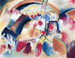Wassily Kandinsky  - Bilder Gemälde - Landscape with Red Spots