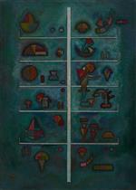 Wassily Kandinsky  - Bilder Gemälde - Levels