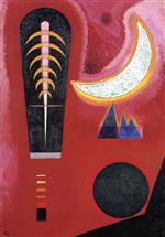 Wassily Kandinsky  - Bilder Gemälde - Loose in Red