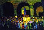 Wassily Kandinsky  - Bilder Gemälde - Ludwigkirche in Murnau