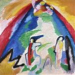 Wassily Kandinsky  - Bilder Gemälde - Mountain