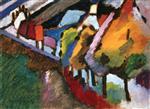 Wassily Kandinsky  - Bilder Gemälde - Murnau - Castle and Church