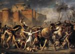 Jacques Louis David - paintings - Einmischung der Frauen