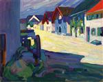 Wassily Kandinsky  - Bilder Gemälde - Murnau - Strasse
