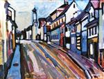 Wassily Kandinsky  - Bilder Gemälde - Murnau - Untermarkt