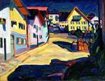 Wassily Kandinsky  - Bilder Gemälde - Murnau, Burggrabenstrasse 1