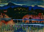 Wassily Kandinsky  - Bilder Gemälde - Murnau-Staffelsee I