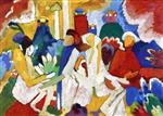 Wassily Kandinsky  - Bilder Gemälde - Oriental