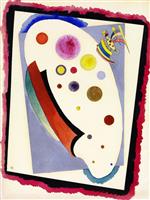 Wassily Kandinsky  - Bilder Gemälde - Ovale animé