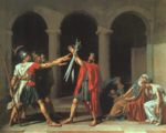 Jacques Louis David  - Bilder Gemälde - Der Eid der Horatier