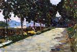 Wassily Kandinsky  - Bilder Gemälde - Park in St. Cloud