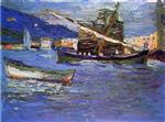 Wassily Kandinsky  - Bilder Gemälde - Rapallo-Grauer Day