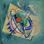 Wassily Kandinsky  - Bilder Gemälde - Red Oval