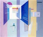 Wassily Kandinsky  - Bilder Gemälde - Right - Left