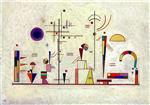 Wassily Kandinsky  - Bilder Gemälde - Serious - Fun