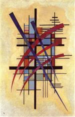 Wassily Kandinsky  - Bilder Gemälde - Sign with Accompaniment