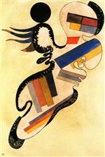 Wassily Kandinsky  - Bilder Gemälde - Solitaire 54